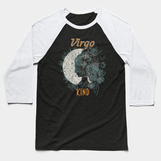 Star sign Virgo Baseball T-Shirt by Foxxy Merch